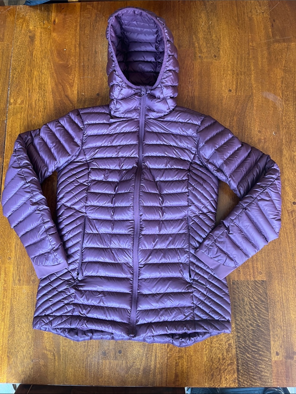 Duluth Trading Co Down Puffer - Plum